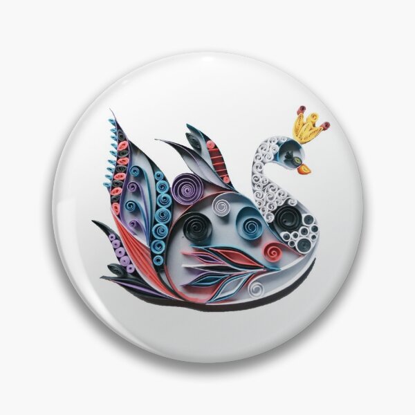 Item preview, Swan with Crown designed and sold by NerdPaperArtist.