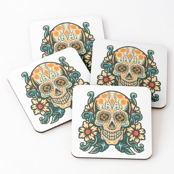 Item preview, Flowered Mexican Skull designed and sold by eDigi-Arts.
