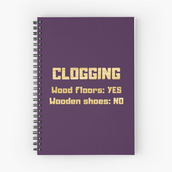 Item preview, Clogging wooden shoes no wood floors yes dark purple designed and sold by GrammarDance.