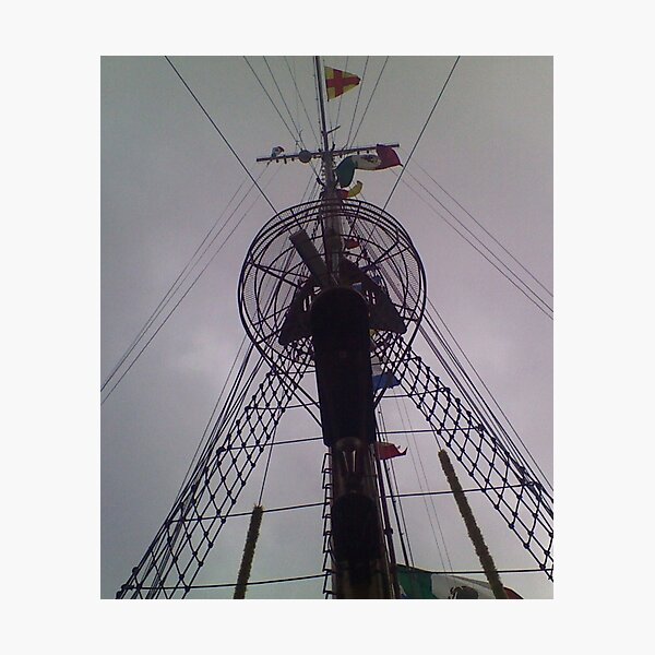 crows nest on the high seas Photographic Print