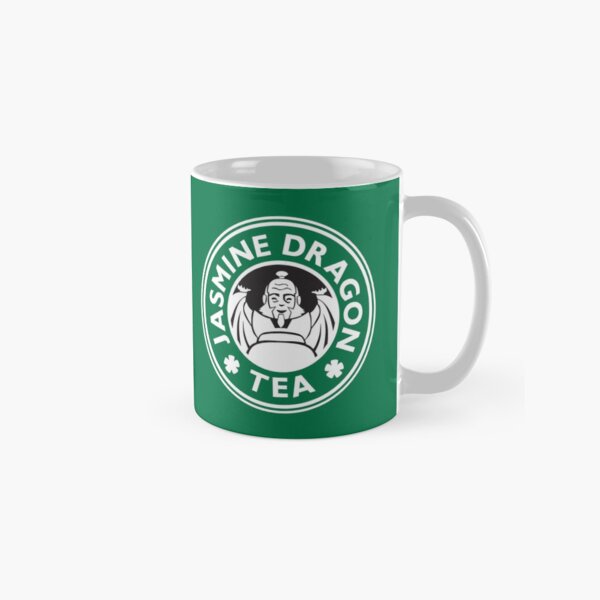 Jasmine Dragon, Uncle Iroh's Tea Shop: Avatar Starbucks Parody (Green) Classic Mug