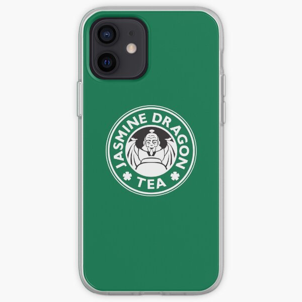 Jasmine Dragon, Uncle Iroh's Tea Shop: Avatar Starbucks Parody (Green) iPhone Soft Case