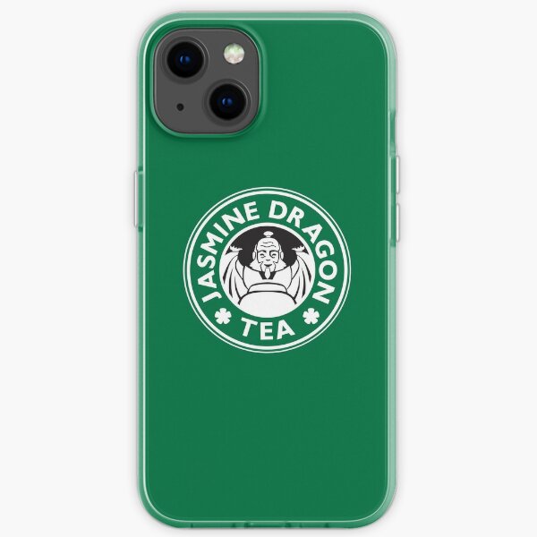 Jasmine Dragon, Uncle Iroh's Tea Shop: Avatar Starbucks Parody (Green) iPhone Soft Case
