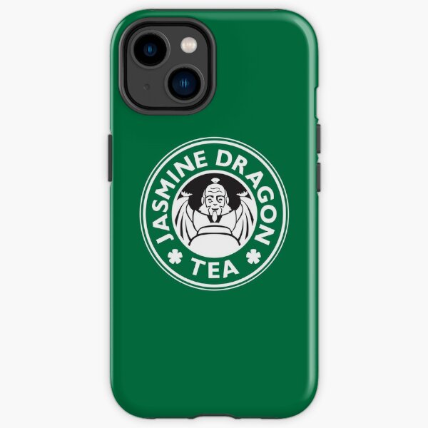 Jasmine Dragon, Uncle Iroh's Tea Shop: Avatar Starbucks Parody (Green) iPhone Tough Case