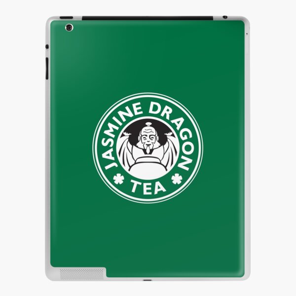 Jasmine Dragon, Uncle Iroh's Tea Shop: Avatar Starbucks Parody (Green) iPad Skin