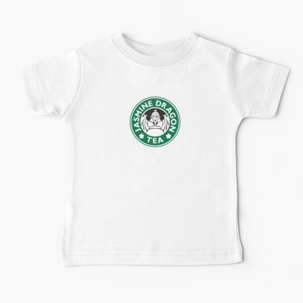 Jasmine Dragon, Uncle Iroh's Tea Shop: Avatar Starbucks Parody (Green) Baby T-Shirt