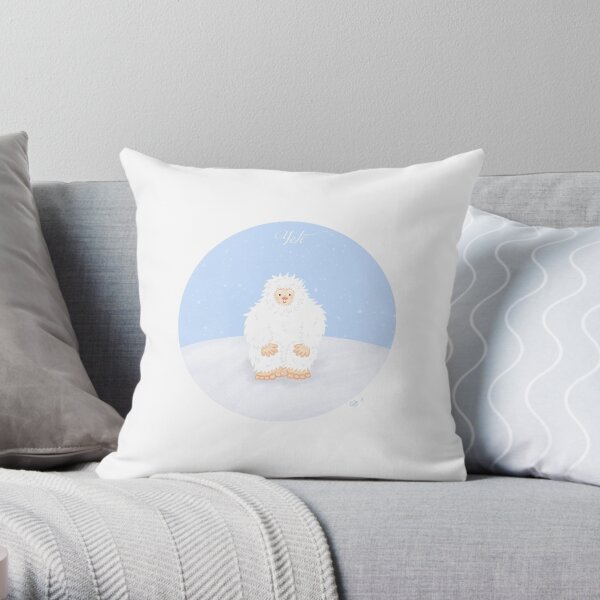 Yeti Throw Pillow