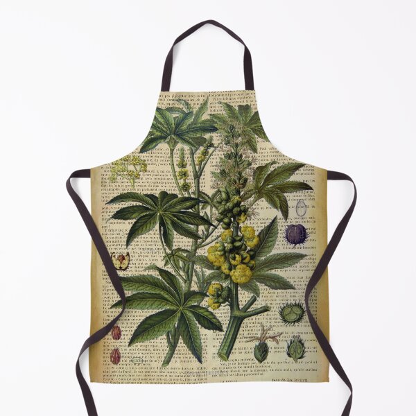 Item preview, Botanical print, on old book page designed and sold by Art by Lilia.
