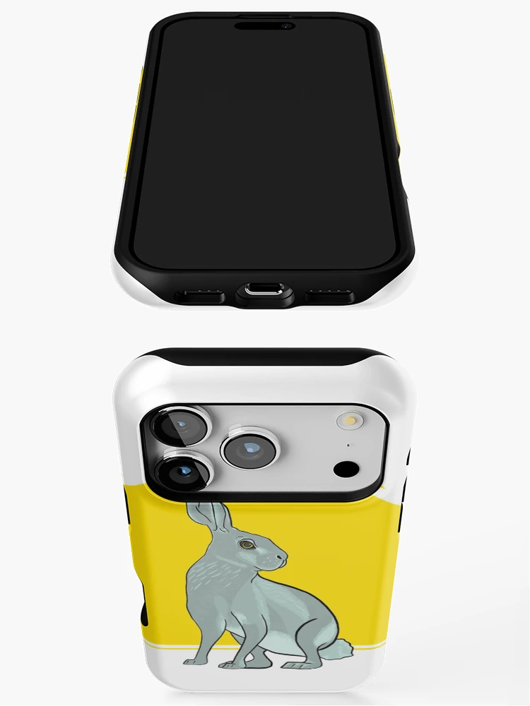 Thumbnail 3 of 4, iPhone Case, Sunset Hare designed and sold by DrawingBasic.