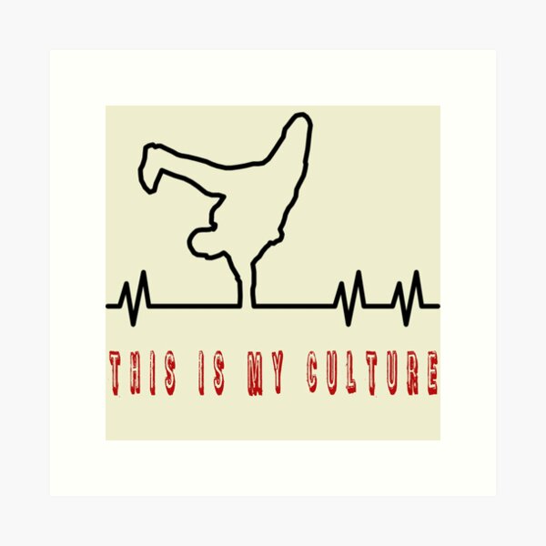 Let the battle begin B-boy Breakdance  Art Print