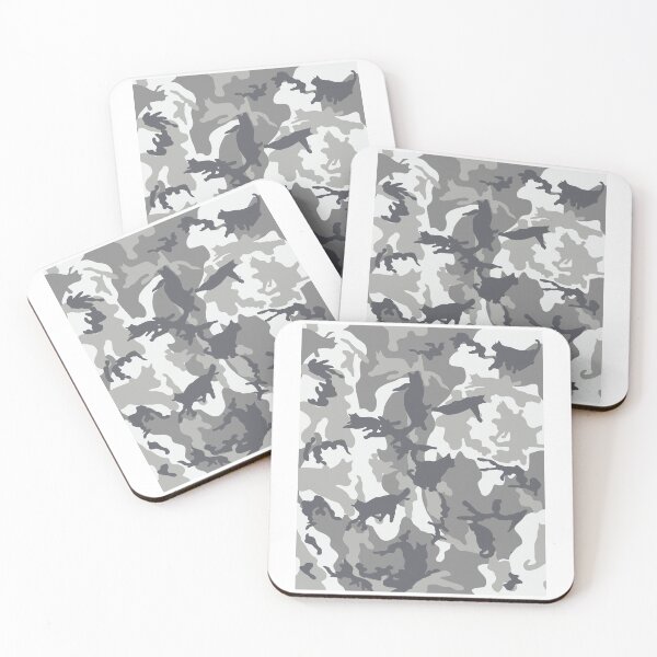 Item preview, Urban Cat Camouflage Pattern Grey designed and sold by GravitiTees.