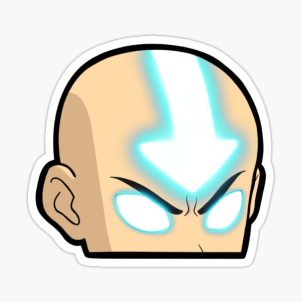 Vista previa del artículo con la obra «Aang Avatar, el último peeker de Air Bender», diseñado y vendido por skylynnmedina.