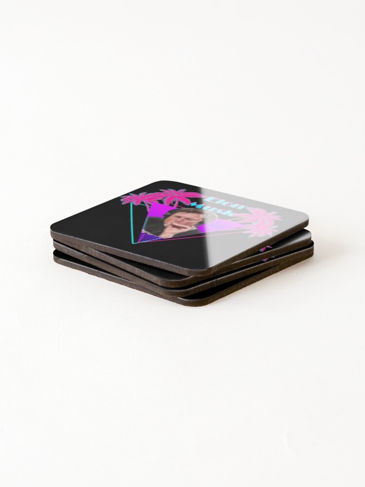 Thumbnail 4 of 5, Coasters (Set of 4), Elongated Musk designed and sold by Ratch2929.