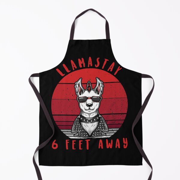 Item preview, Llamastay 6 Feet Away, Funny Llama Social Distancing Llama gang designed and sold by Crazy Trendy Designs.