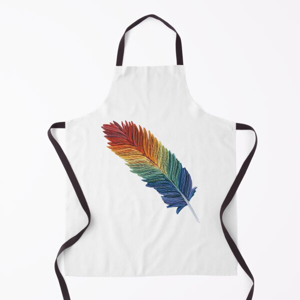 Item preview, Rainbow feather designed and sold by NerdPaperArtist.