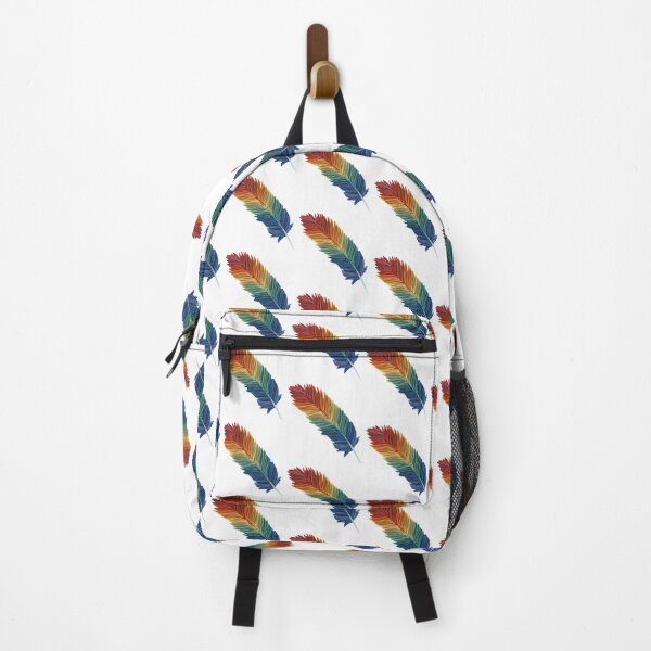 Item preview, Rainbow feather designed and sold by NerdPaperArtist.