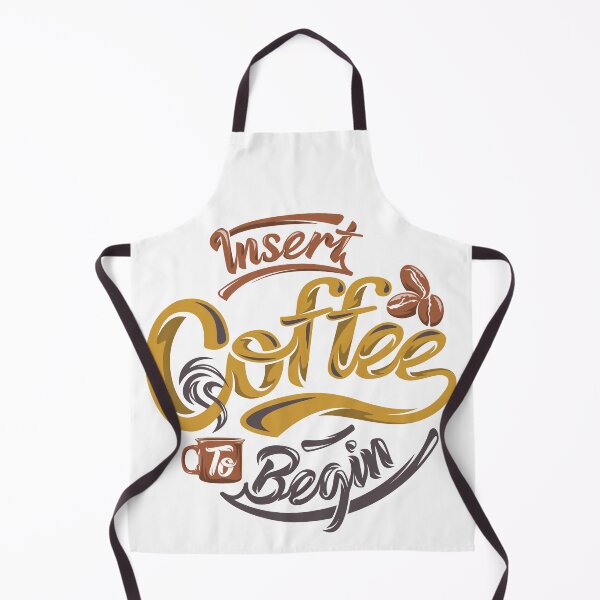 Item preview, Insert coffee to begin coffee funny t-shirt white designed and sold by coffeeapparel.