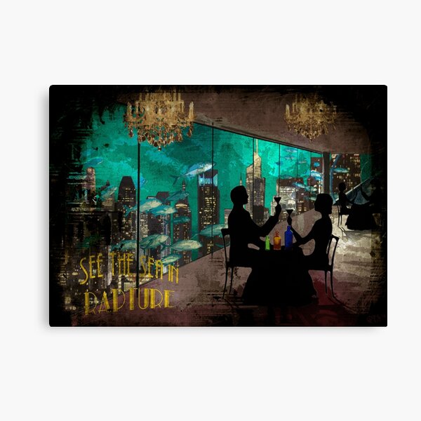 "Vintage" Bioshock Travel Ad Canvas Print