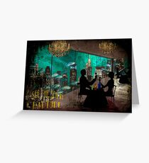"Vintage" Bioshock Travel Ad Greeting Card