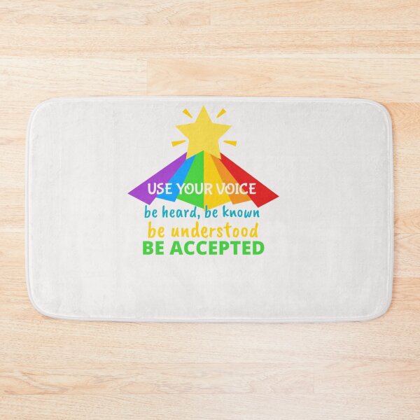 Item preview, Use Your Voice To Be Heard, Be Known and Be Accepted designed and sold by PaperDreamPod.