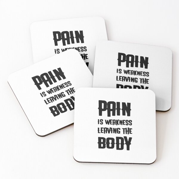 Item preview, Pain is Weakness leaving the Body designed and sold by WriteThatDown.