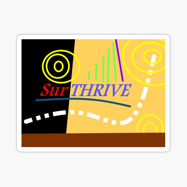 SURVIVE/THRIVE (SURTHRIVE) Sticker