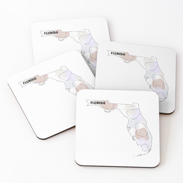 Item preview, Florida Abstract State designed and sold by radiant-designs.