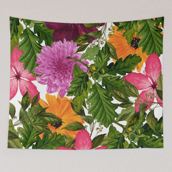 Item preview, Colorful Flower Pattern designed and sold by SoulHeart.