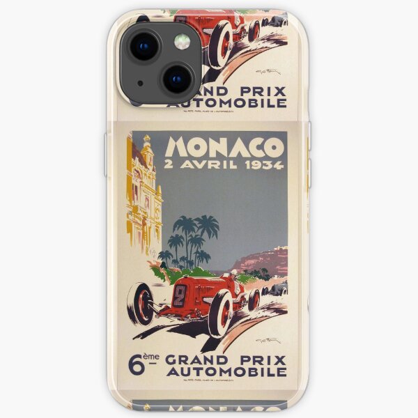 F1 Vintage Poster Coque souple iPhone