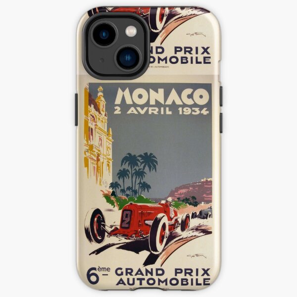 F1 Vintage Poster Coque antichoc iPhone