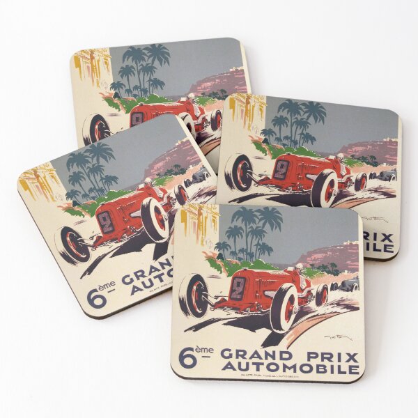 Item preview, F1 Vintage Poster designed and sold by Lhadii.