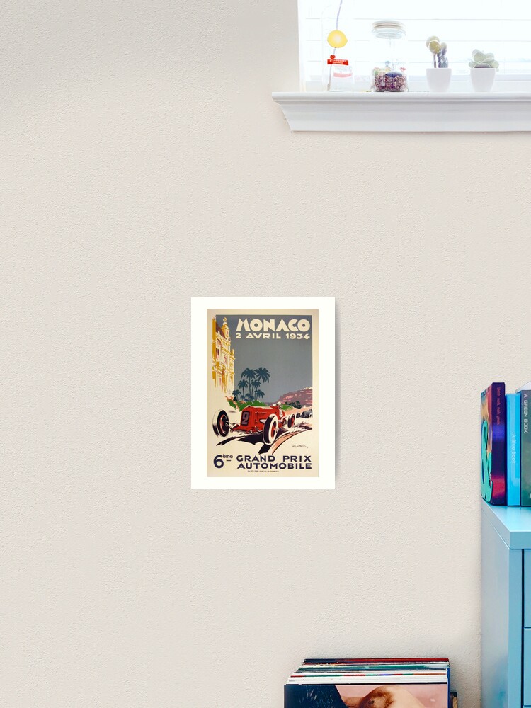 F1 Vintage Poster Poster by Lhadii