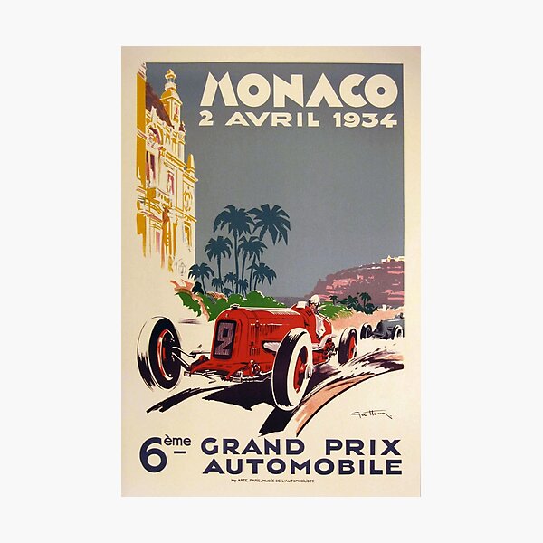 Aperçu de l'œuvre F1 Vintage Poster créée et vendue par Lhadii.