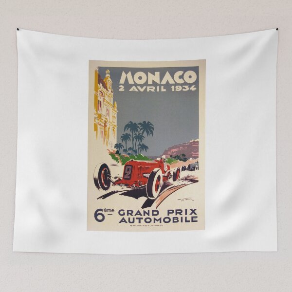 Item preview, F1 Vintage Poster designed and sold by Lhadii.