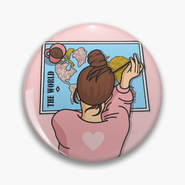 Item preview, Chica planeando su próximo viaje designed and sold by Anrocala.