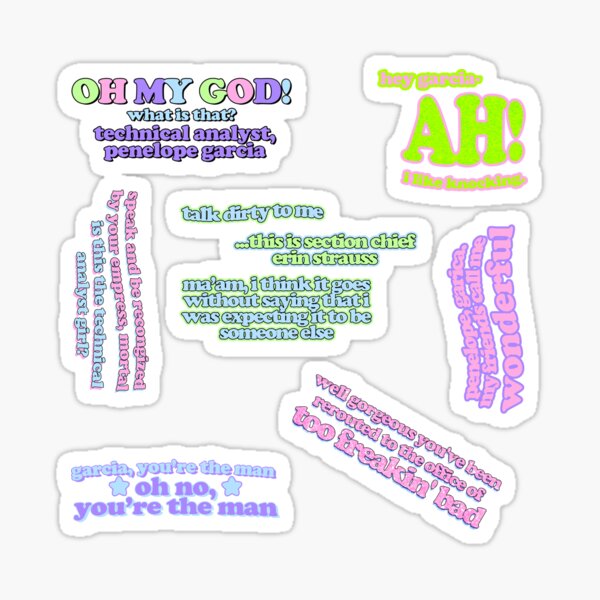 quote pack 2 *purchase size large* Sticker