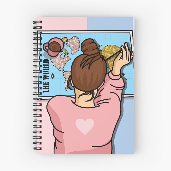 Item preview, Chica planeando su próximo viaje designed and sold by Anrocala.