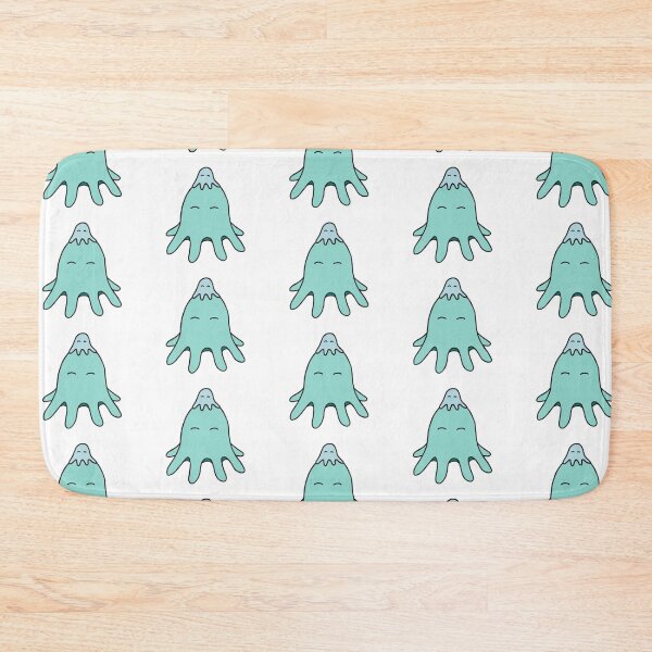 Item preview, Octopus Friends – Light Teal on White Repeat designed and sold by ImperfectLife.