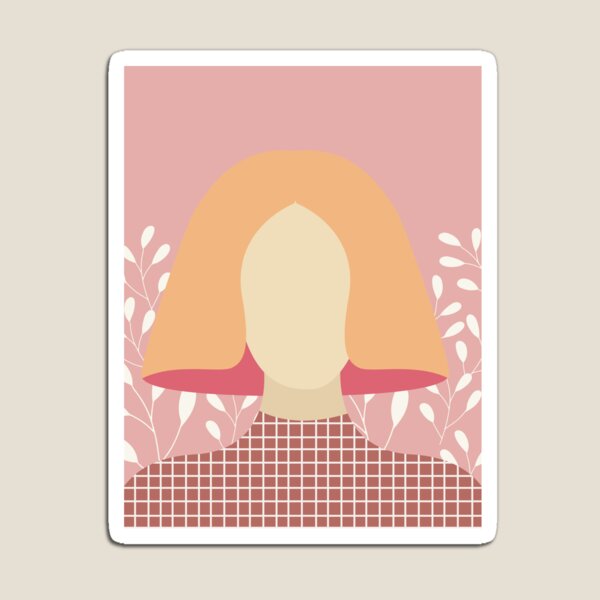 Item preview, Trendy abstract boho style woman portrait  designed and sold by nonceni.