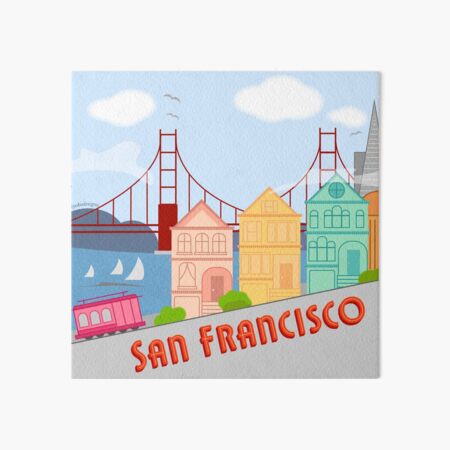San Francisco Art Board Print