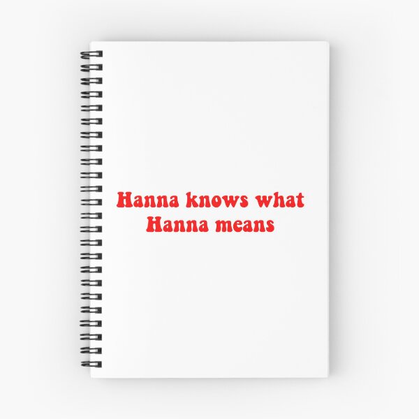 Item preview, Hanna knows what Hanna means designed and sold by ashshaiv.