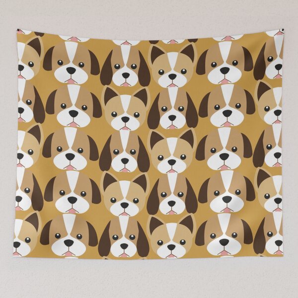 Item preview, Beagle Pug Dog Pattern French Bulldog Bull Dog Cute Sprocker Spaniel designed and sold by Draculaura2009.