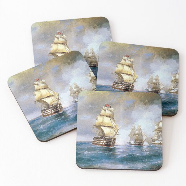 Item preview, Brig "Mercury" Attacked by Two Turkish Ships (1892). Ivan Aivazovsky.  designed and sold by George Arakelov.