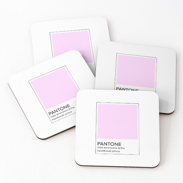 Item preview, Miss Americana and The Heartbreak Prince Pantone Color Swatch- Taylor Swift designed and sold by Maddie Art.