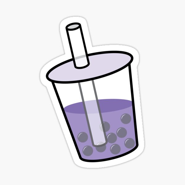 Vista previa del artículo con la obra «TAZA DE TÉ DE LECHE BOBA TARO», diseñado y vendido por Reeks808.