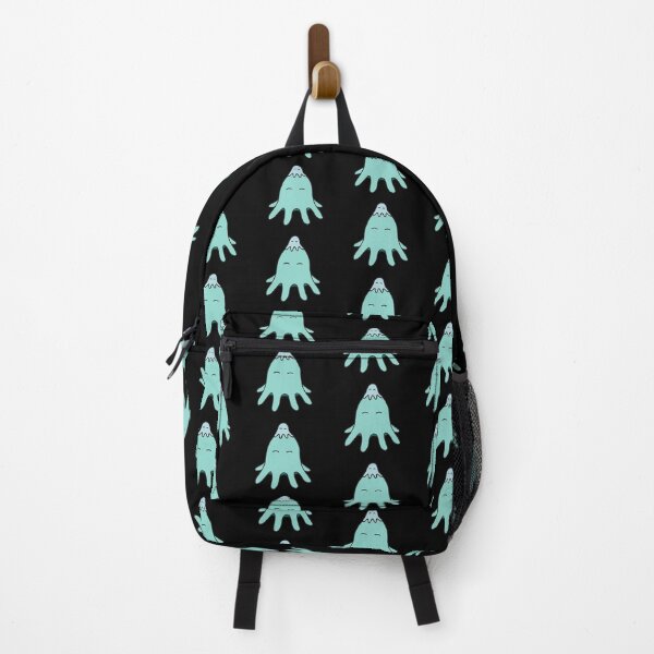Item preview, Octopus Friends – Light Teal on Black Repeat designed and sold by ImperfectLife.