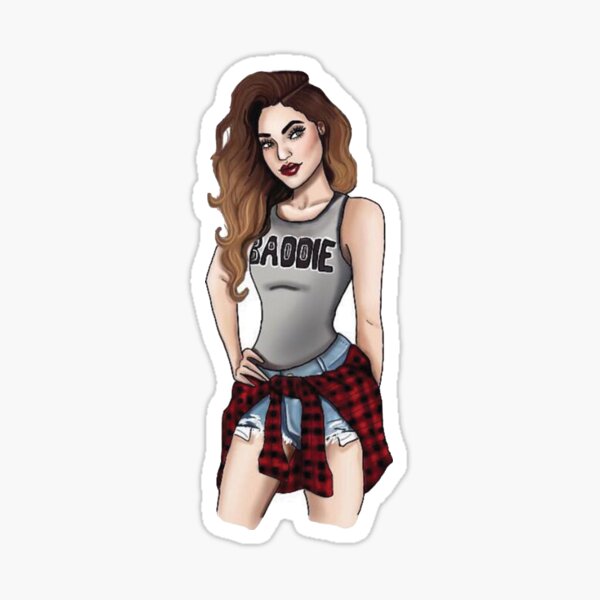 Baddie Outfits Stickers Redbubble - baddie outfits bad girl roblox avatar