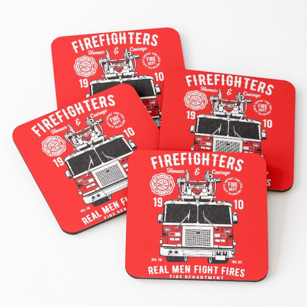 Item preview, Firefighters. Real Men Fight Fires. designed and sold by wkyip79.