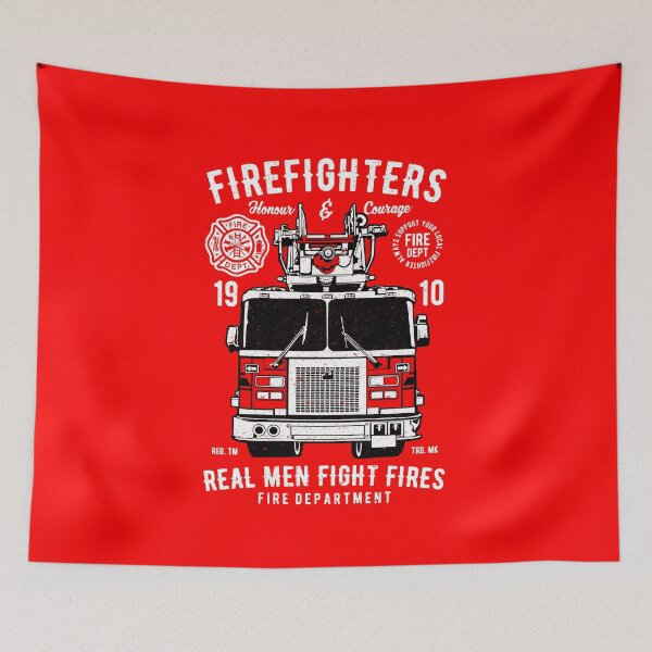Item preview, Firefighters. Real Men Fight Fires. designed and sold by wkyip79.