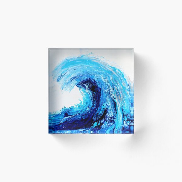 Wave Acrylic Block